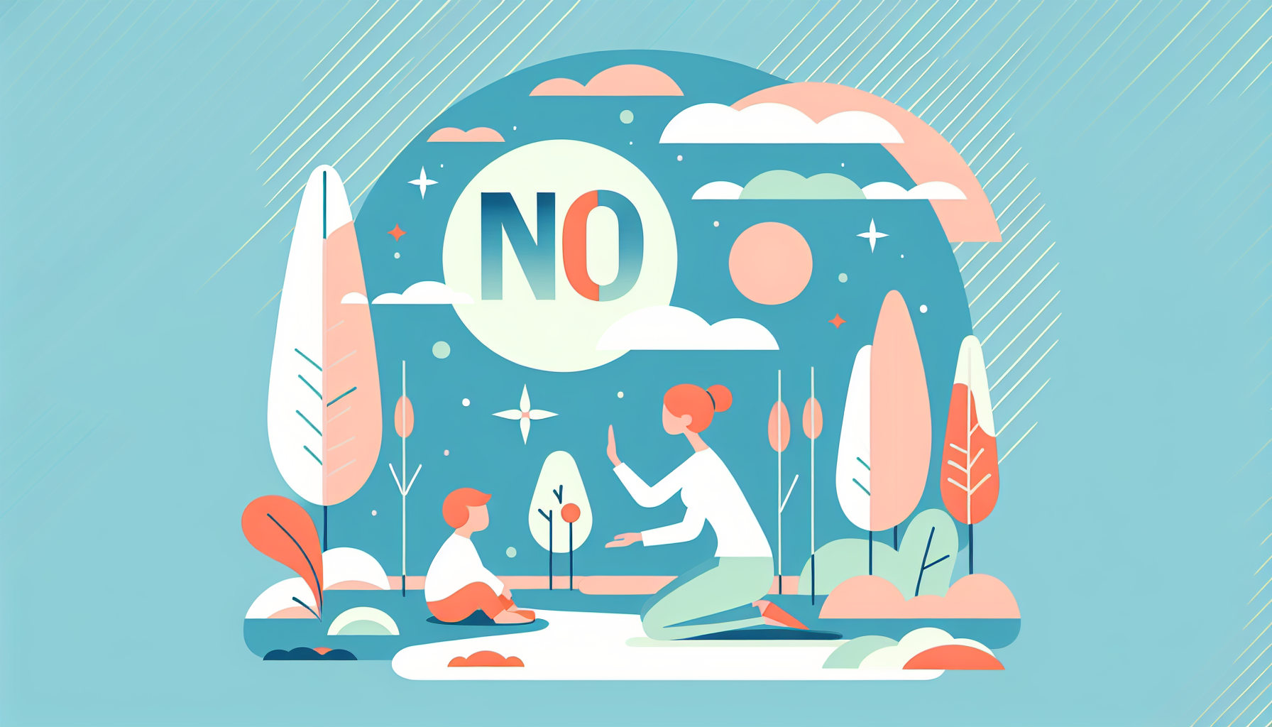 Gérer le « non » chez les petits enfants